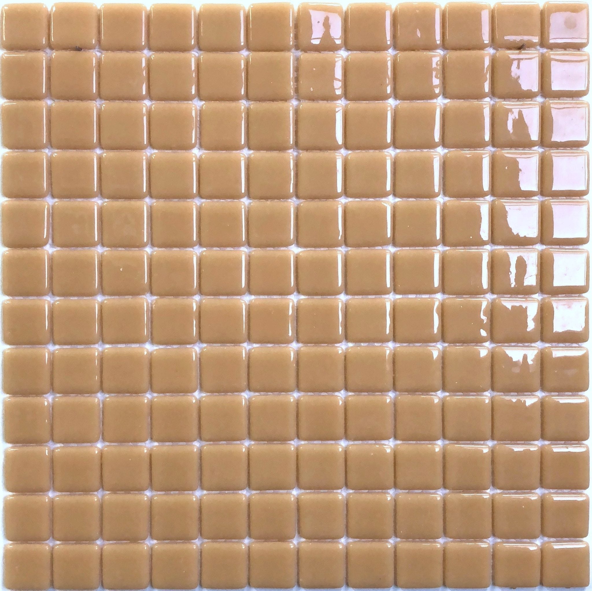 Mono ST 021 карамельный 31х31 (чип 25х25х4) мозаика стеклянная, Antarra