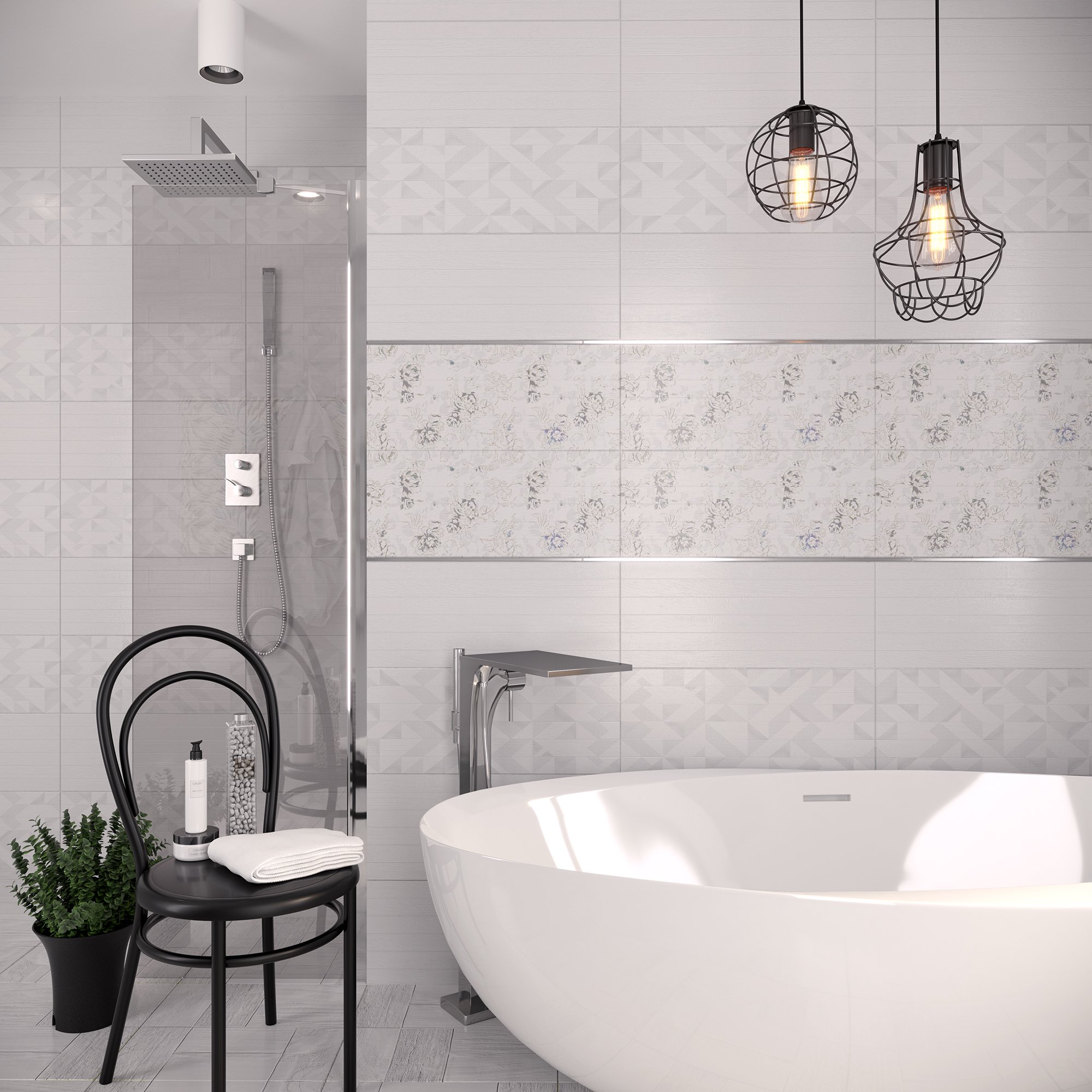 Коллекция плитки и керамогранита Bianca (Бьянка) 25х60, Gracia Ceramica (Грация Керамика)