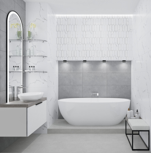 Коллекция плитки Calacatta Opaco (Калакатта Опако) 31,5х63, Azori (Азори)