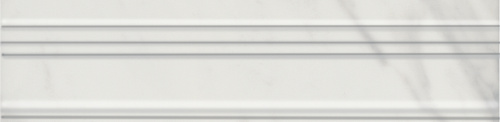 Бордюр BLB038 Багет Алькала белый глянцевый 20x5x1,9, Kerama Marazzi (Керама Марацци)