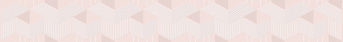 Бордюр 588281001 Lounge (Лаунж) Blossom Geometria розовый 50,5х6,2, Azori (Азори)