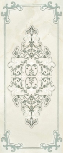 10300000184 Visconti turquoise decor 02 глянцевый декор 25х60, Gracia Ceramica