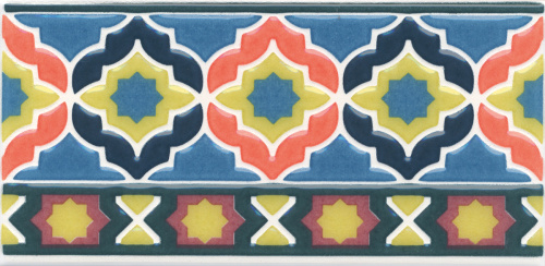 Декор HGD\A322\16000 Алькасар глянцевый 7,4x15x0,69, Kerama Marazzi (Керама Марацци)