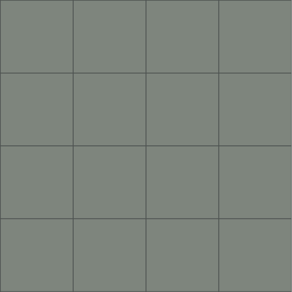 Фальш-квадрат плитка-модуль зеленый (007) 60х60, Keramark (Керамарк)