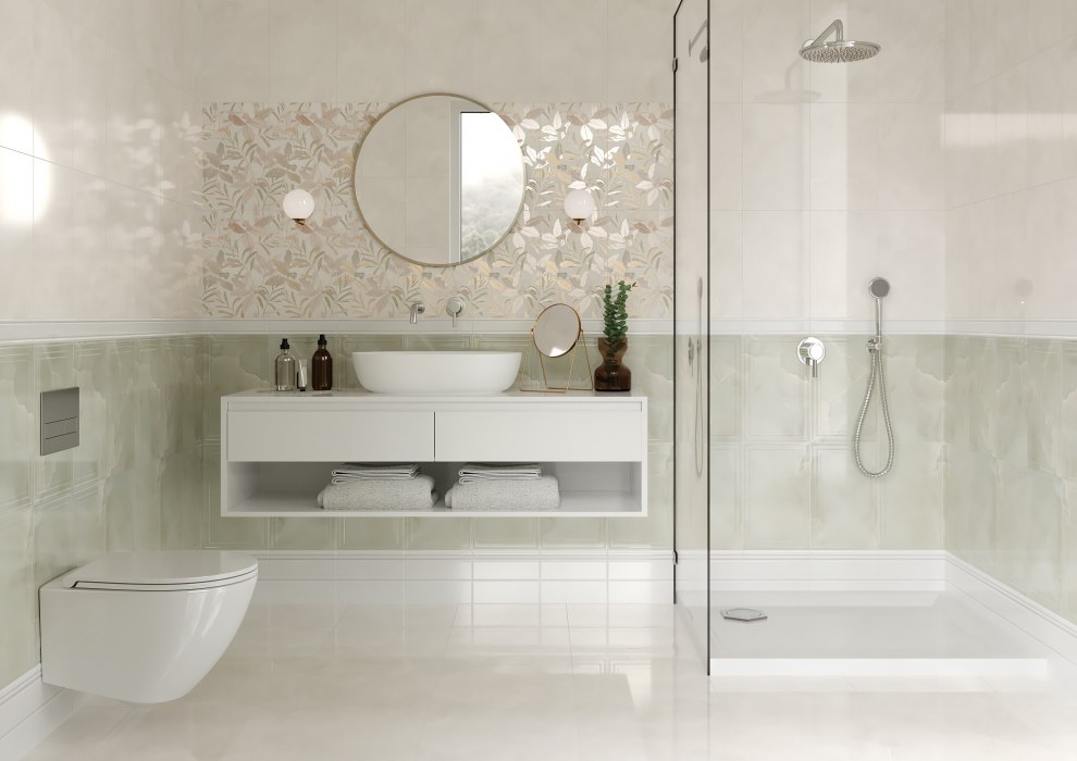 Коллекция плитки и керамогранита Флора 25х40, Gracia Ceramica (Грация Керамика)