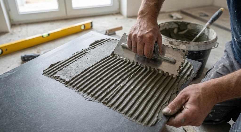 Процесс нанесения плиточного клея.jpg