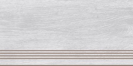 WS4O526 Woodhouse (Вудхауз) серый светлый ступень 29,7х59,8, Cersanit