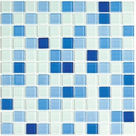 Jump Blue №5 растяжка из стеклянной мозаики 30х30, Bonaparte (Бонапарт)