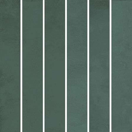 Декор KMD2MSM005BN Фес мозаичный зелёный тёмный глянцевый 15x15x0,77, Kerama Marazzi (Керама Марацци)