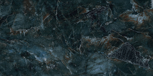 Керамогранит A17438 Inverno (Инверно) синий полированный HG ректификат 60х120, Cersanit