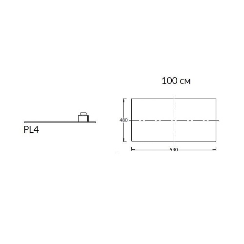 PL4.DD571300R\100 Спец. изделие декор. из керамогранита Про Феррум 100, коричневое, Керама Марацци