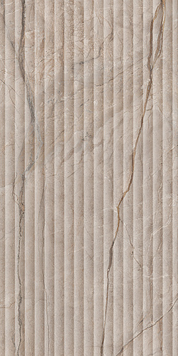 Плитка KM6012B0240R Ифран бежевый светлый глянцевый структура обрезной 60x119,5x1, Kerama Marazzi (Керама Марацци)