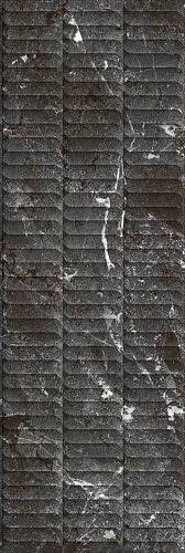 Плитка KM3090B0170R Тубкаль чёрный глянцевый структура обрезной 30x89,5x1,05, Kerama Marazzi (Керама Марацци)