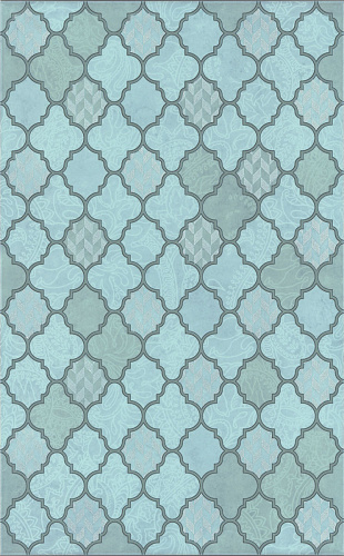 Декор OP\A22\6328 Фоскари бирюзовый глянцевый 25x40x0,8, Kerama Marazzi (Керама Марацци)