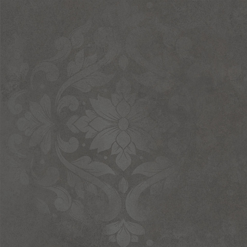 Керамогранит KM4040G0091N Хадду серый тёмный матовый декорированный 40,2x40,2x0,8, Kerama Marazzi (Керама Марацци)