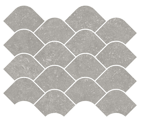 Декор KMD2HID002BR Касабланка наборный серый матовый обрезной 30x25x0,9, Kerama Marazzi (Керама Марацци)