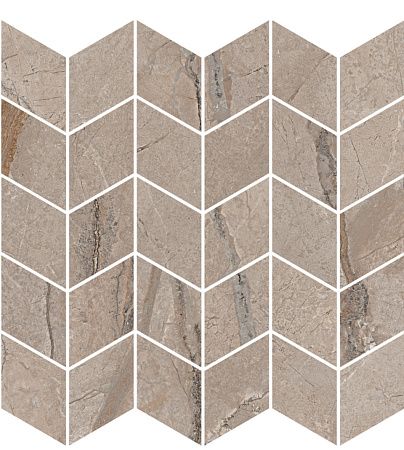 Декор KMD2MSM014BR Ифран мозаичный бежевый светлый глянцевый обрезной 30x31,2x0,9, Kerama Marazzi (Керама Марацци)