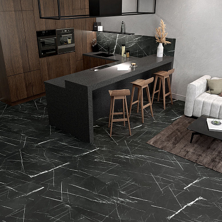 Керамогранит Гранитея G395 Neiva (Нейва) Black 60х60 матовый
