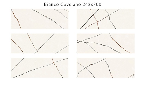 508121201 Bianco Covelano (Бья́нко Ковеллáно) плитка для стен 24,2х70, Eletto (Azori)