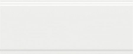 Бордюр BDA034R Флориан белый матовый обрезной 30x12x1,3, Kerama Marazzi (Керама Марацци)