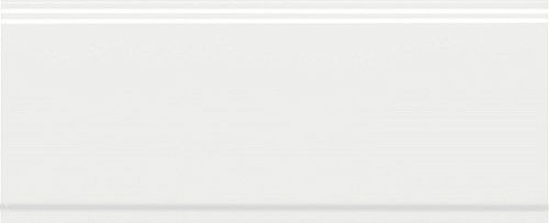 Бордюр BDA034R Флориан белый матовый обрезной 30x12x1,3, Kerama Marazzi (Керама Марацци)