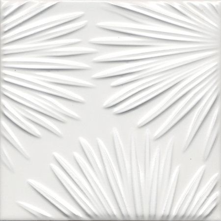 Декор KMD2SFE001BN Агдаль 4 белый матовый структура 15x15x0,9, Kerama Marazzi (Керама Марацци)