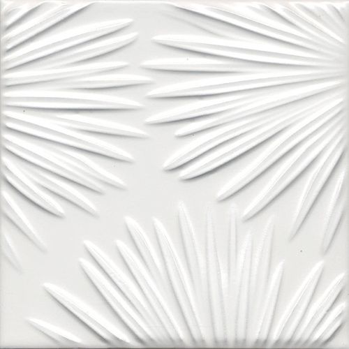 Декор KMD2SFE001BN Агдаль 4 белый матовый структура 15x15x0,9, Kerama Marazzi (Керама Марацци)