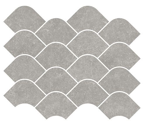 Декор KMD2HID002BR Касабланка наборный серый матовый обрезной 30x25x0,9, Kerama Marazzi (Керама Марацци)