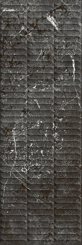 Плитка KM3090B0170R Тубкаль чёрный глянцевый структура обрезной 30x89,5x1,05, Kerama Marazzi (Керама Марацци)