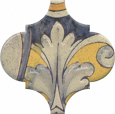 OP\A163\65000 Арабески котто орнамент 6,5х6,5 декор, Керама Марацци
