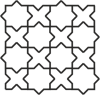 Восток 1 фальшмозаика настенная 60x60, GresStudio