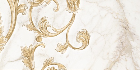 9A034 Saint Laurent (Сент Лаурент) белый декор №4 30х60, Golden Tile