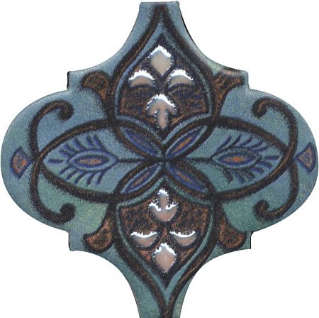 Панно KMP3STA010M6X Арабески Марокко 1 (из 6 частей 6,5x6,5) 10x25x6,9, Kerama Marazzi (Керама Марацци)