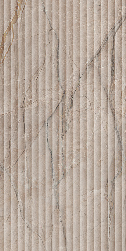 Плитка KM6012B0240R Ифран бежевый светлый глянцевый структура обрезной 60x119,5x1, Kerama Marazzi (Керама Марацци)