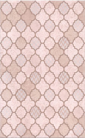 OP\B22\6333 Фоскари розовый декор 25х40, Керама Марацци