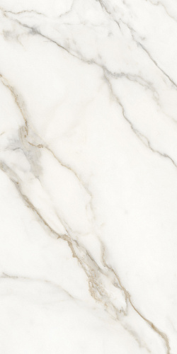 Керамогранит A17121 Futura (Футура) тонкий Gold Venice полированный белый ректификат 60х120, Cersanit