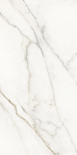 Керамогранит A17121 Futura (Футура) тонкий Gold Venice полированный белый ректификат 60х120, Cersanit