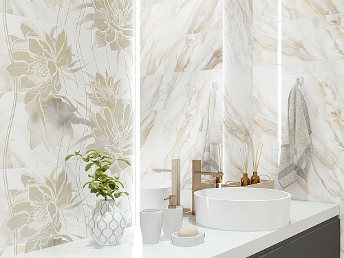 Коллекция плитки Calacatta Oro (Калакáтта Óро) 24,2х70, Eletto Ceramica (Элетто Керамика)