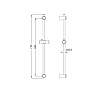 A31552 Shower Bar Стойка д/душа 710мм, Iddis