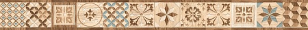 2ВБ30 Country Wood (Кантри вуд) MIX бордюр 60х6, Golden Tile