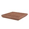 Ступень KM4040G0021NGTA угловая Хадду красный матовый 34x34x0,8, Kerama Marazzi (Керама Марацци)