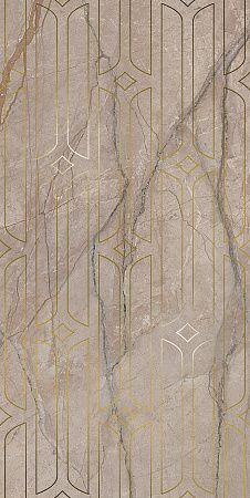 Декор KMD3STA071BR Ифран бежевый светлый глянцевый обрезной 60x119,5x0,9, Kerama Marazzi (Керама Марацци)
