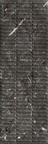 Плитка KM3090B0170R Тубкаль чёрный глянцевый структура обрезной 30x89,5x1,05, Kerama Marazzi (Керама Марацци)