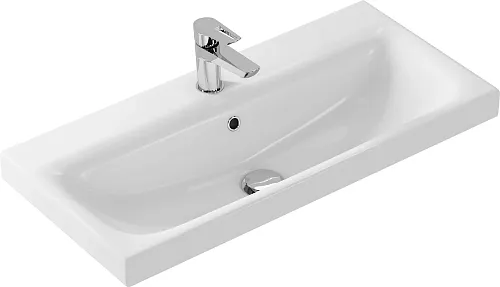 Раковина мебельная MODUO 80 узкая 1 отв. UM-MOD80SL/1, Cersanit