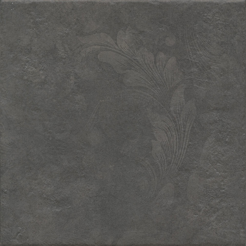 Керамогранит KM4040G0091N Хадду серый тёмный матовый декорированный 40,2x40,2x0,8, Kerama Marazzi (Керама Марацци)