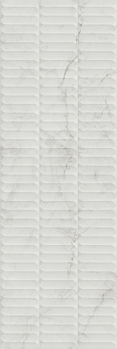 Плитка KM3090B0160R Тубкаль белый глянцевый структура обрезной 30x89,5x1,05, Kerama Marazzi (Керама Марацци)