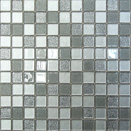 Shine Silver мозаика стеклянная 30х30, Bonaparte (Бонапарт)