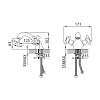 BO19017BW4 Bosfor MIСмеситель для умывальника, Milardo