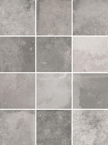 Керамогранит KM1010G0011N Спартель серый матовый 29,8х39,8 из 12 частей 9,8x9,8x0,7, Kerama Marazzi (Керама Марацци)