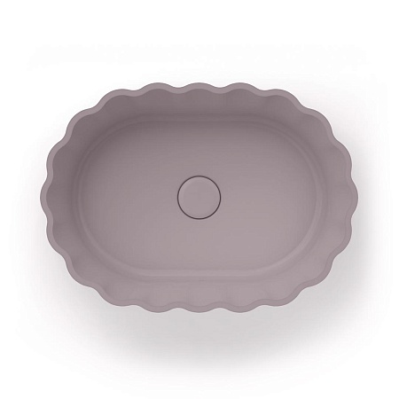 CC.wb.50\MAL Раковина ARTBASIN Conchiglia накладная 50, мальва матовая , Kerama Marazzi